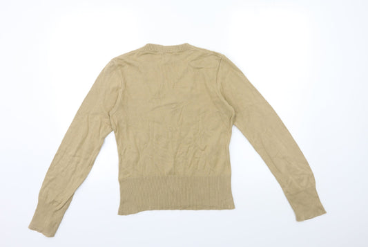 Womens UK Size 12 H&M Brown Pullover Jumper