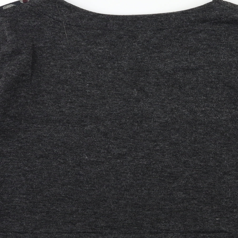 Womens UK Size 6 Preworn Grey Pullover Jumper