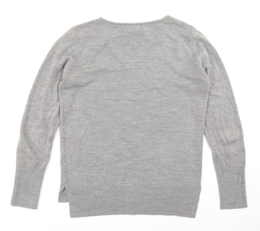 Womens UK Size 10 Atmosphere Grey Pullover Jumper