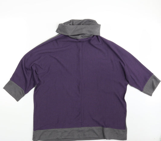 Womens UK Size 18 Arista Purple Pullover Jumper