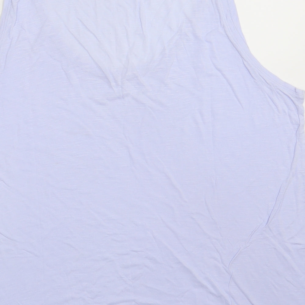 Womens UK Size 16 M&S Blue Basic Tank