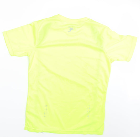 Precision Training Mens Yellow Basic T-Shirt Size S