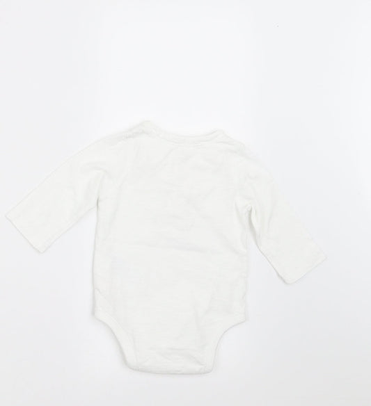 Gap Baby White Basic T-Shirt Size 3-6 Months - Body Suit