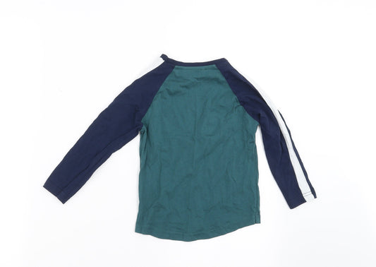 George Boys Blue Basic T-Shirt Size 2-3 Years - HAPPY VIBES