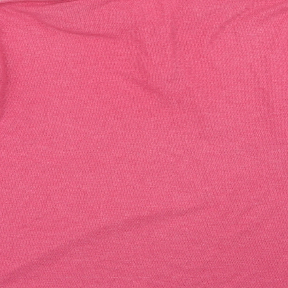 glassigue Mens Pink Polo Size M