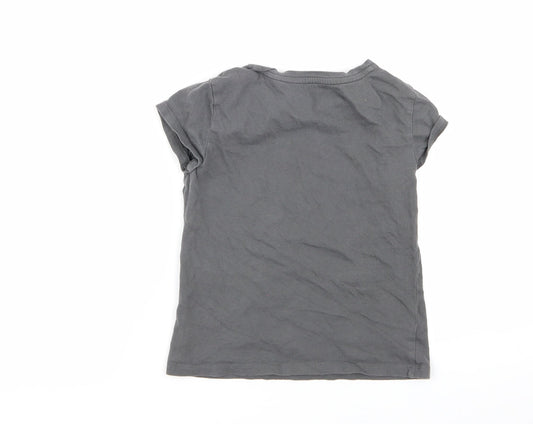 Gap Girls Grey Basic T-Shirt Size S