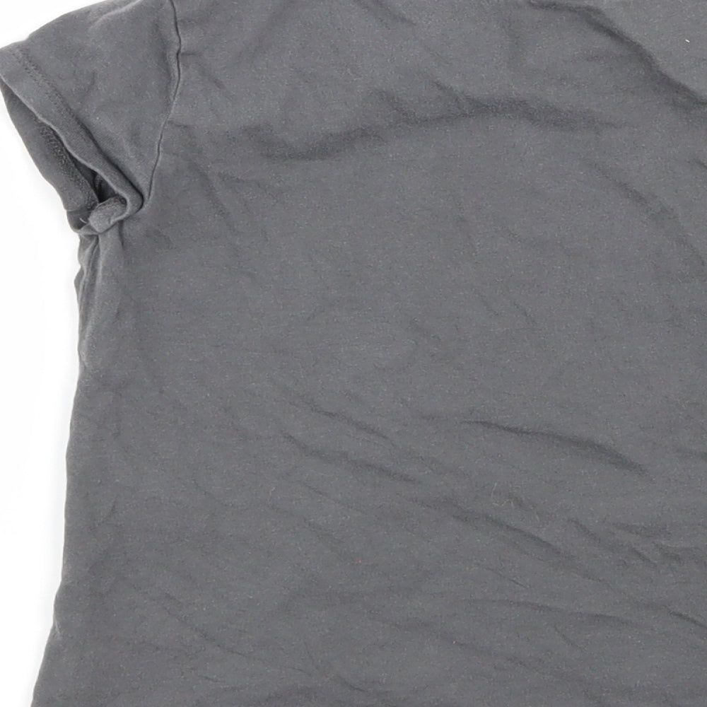 Gap Girls Grey Basic T-Shirt Size S