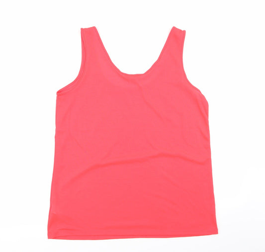 F&F Womens Red Basic Tank Size 16