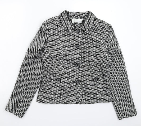 Womens UK Size 12 AMARANTO Regular Grey Blazer