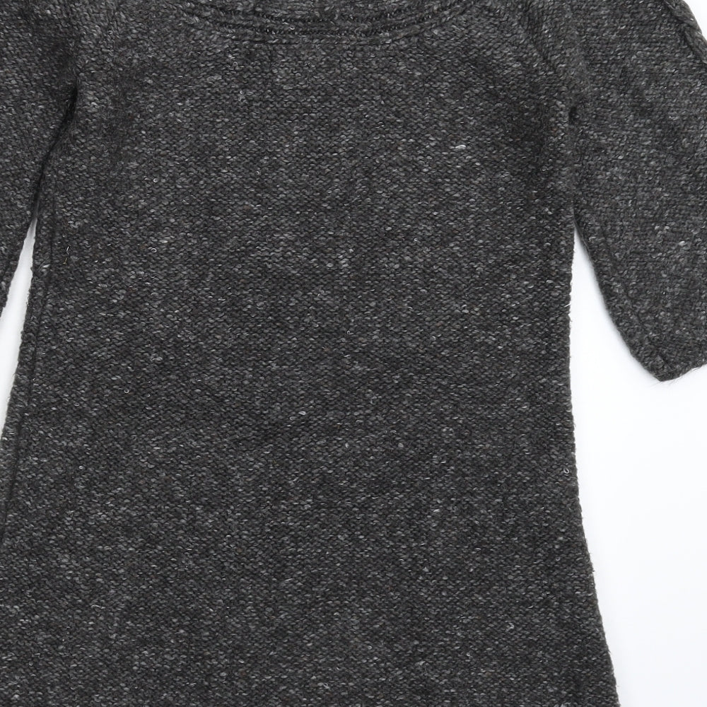 George Womens Grey Knit Pullover Jumper Size 10