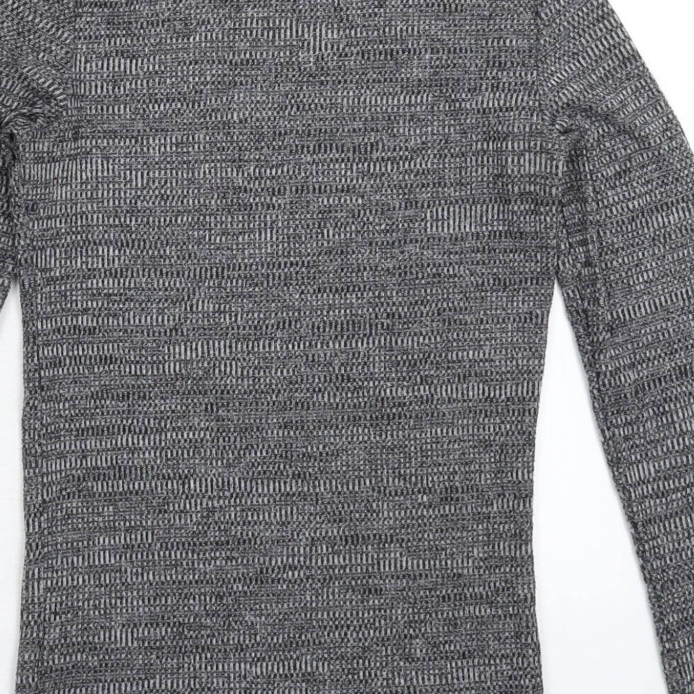 Primark Womens Grey Knit Pullover Jumper Size 8