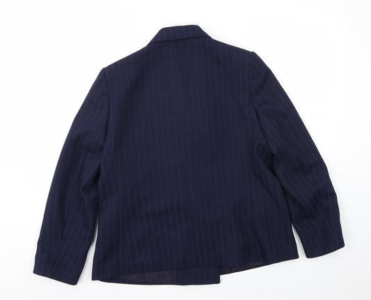 Womens UK Size M Preworn Regular Blue Blazer
