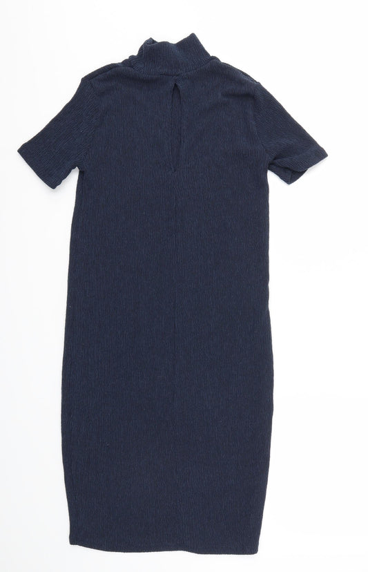 M&S Womens Blue Fit & Flare Size 10