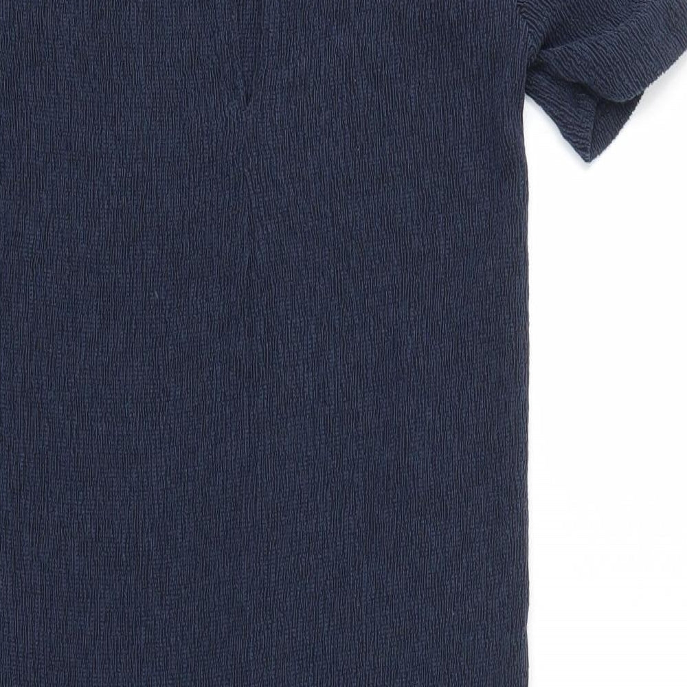 M&S Womens Blue Fit & Flare Size 10