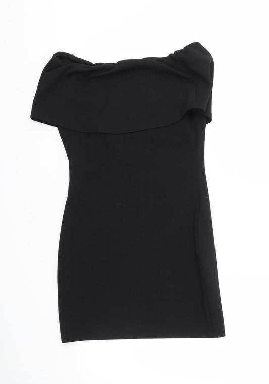 Boohoo Womens Black A-Line Size 10