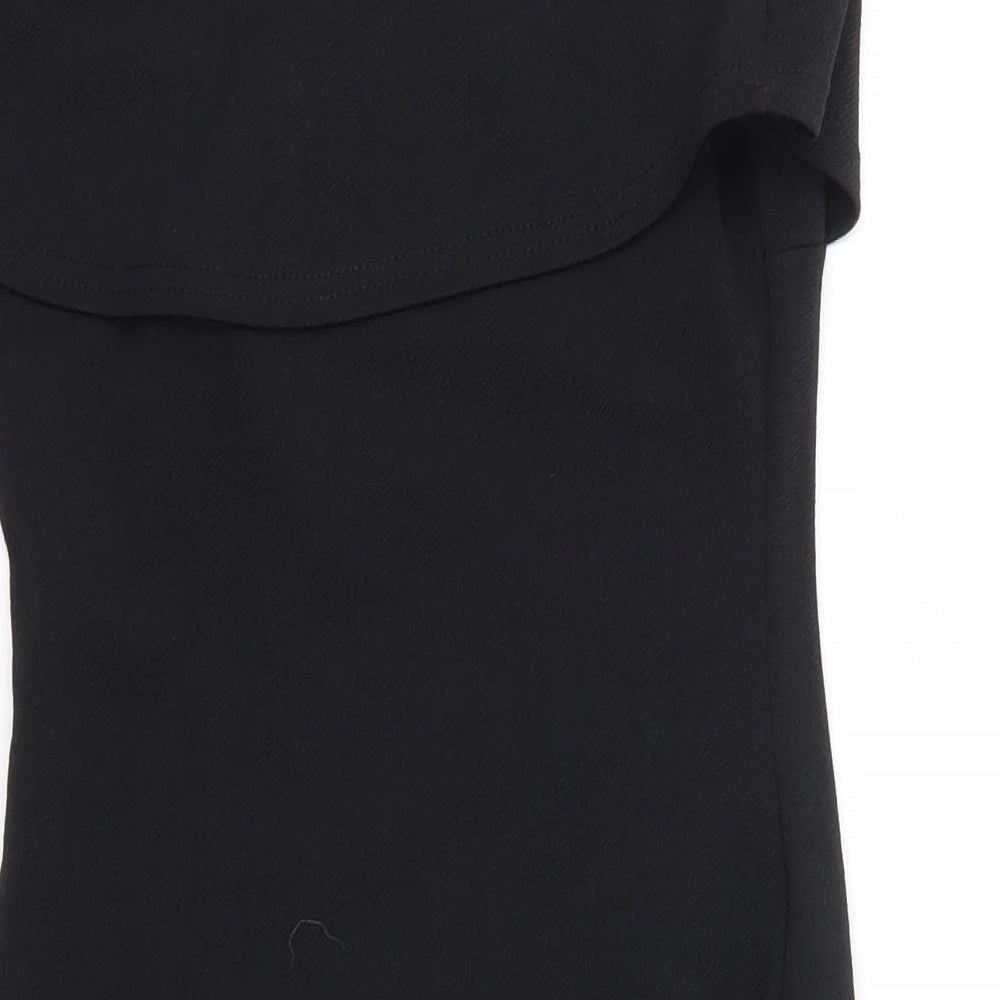 Boohoo Womens Black A-Line Size 10