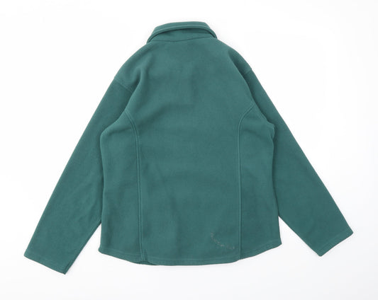 AWARD Womens Green Full Zip Jumper Size M