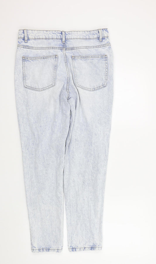 DENIM&CO Womens Blue Skinny Jeans Size 10 L27 in