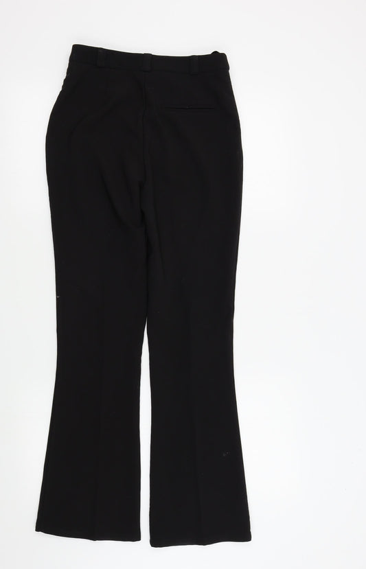 F&F Womens Black Trousers Size 6 L28 in