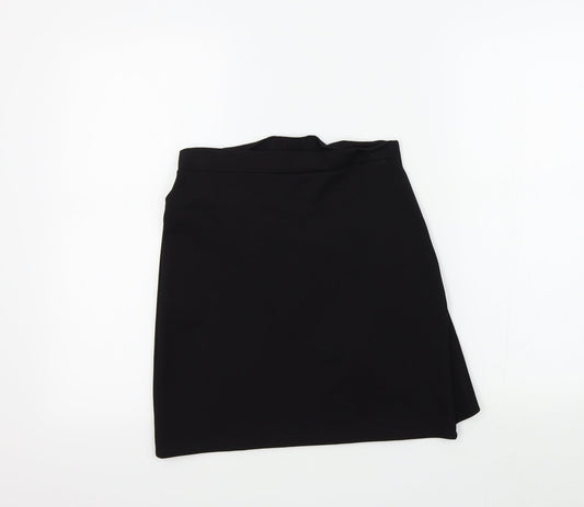 River Island Girls Black A-Line Skirt Size 11-12 Years