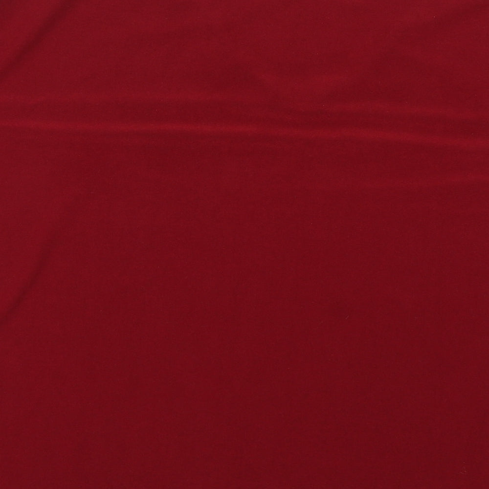 Womens UK Size XL Preworn Red Basic T-Shirt