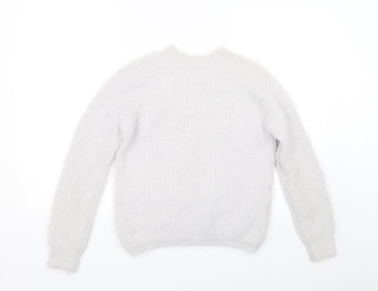 Primark Womens Grey Knit Pullover Jumper Size 8