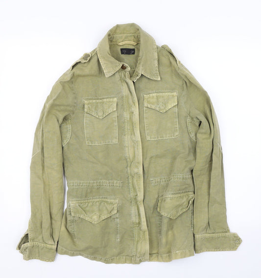 Womens UK Size 8 Topshop Green Jacket