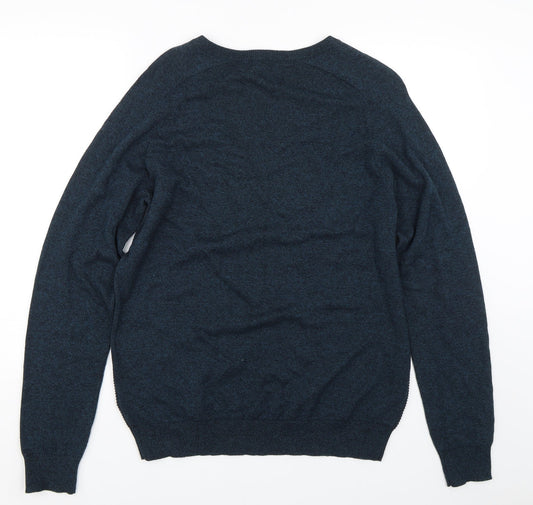 George Mens Blue Pullover Jumper Size M