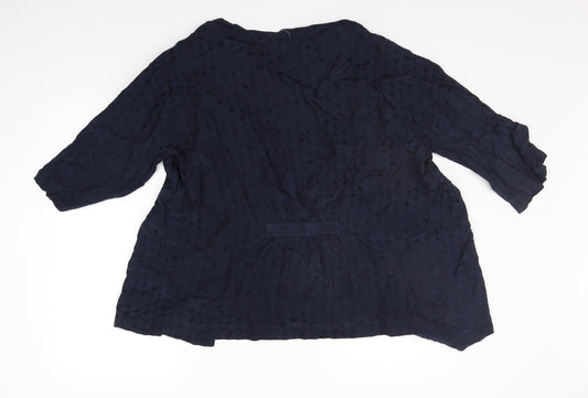 Debenhams Womens Blue Cardigan Jumper Size 12