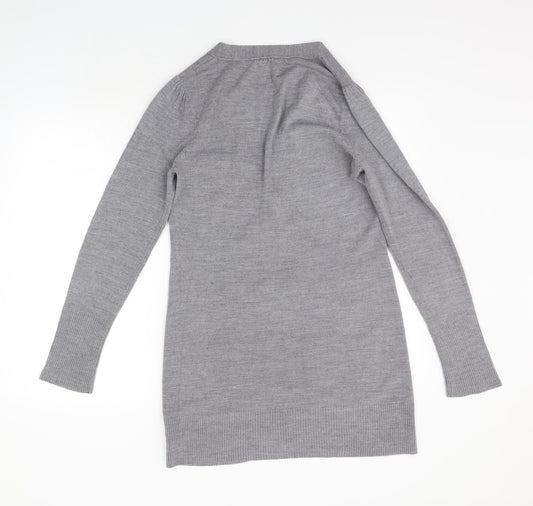 Womens UK Size 12 NEXT Grey Cardigan Jumper