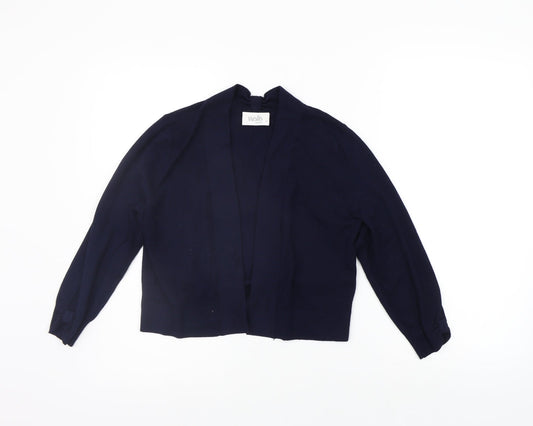 Womens UK Size S Wallis Blue Cardigan Jumper