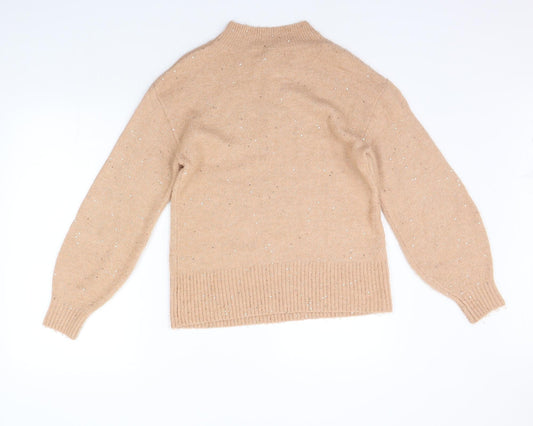George Womens Beige Pullover Jumper Size S