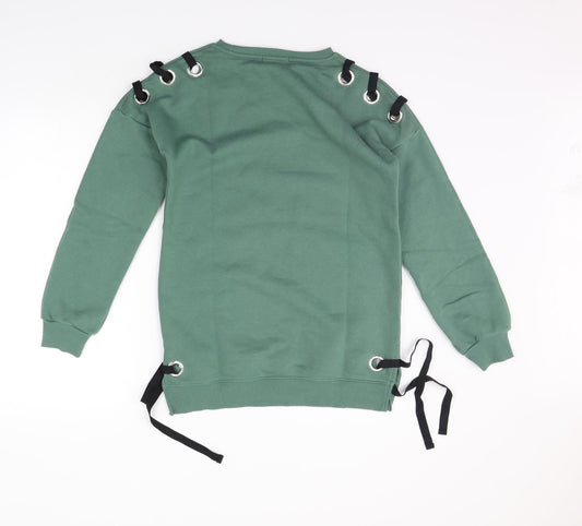 Primark Womens Green Pullover Jumper Size XS - washable mark