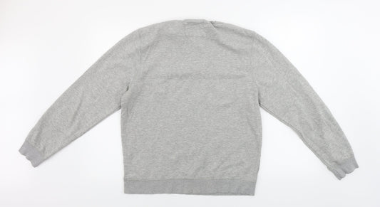 George Mens Grey Pullover Jumper Size S