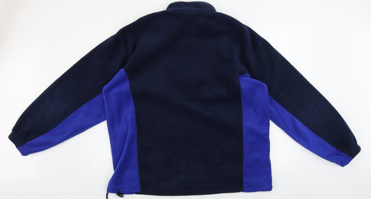 international sport Womens Blue Henley Jumper Size L