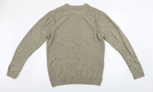 Atlantic Bay Womens Brown Pullover Jumper Size M