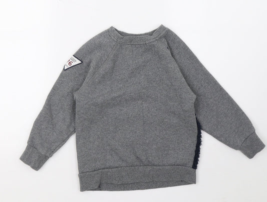 ABCD Boys Grey Pullover Jumper Size 6 Years