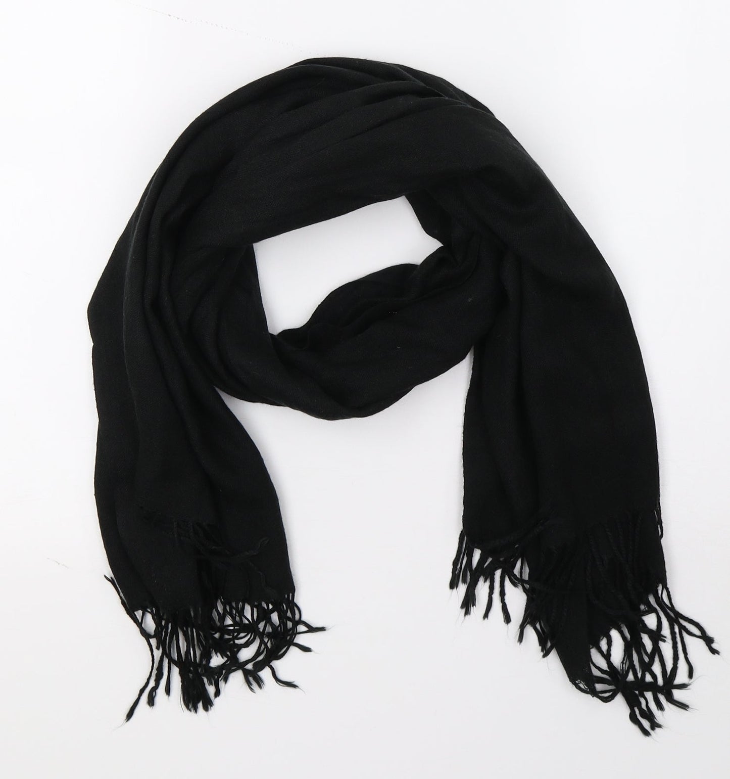 Preworn Womens Black Scarf