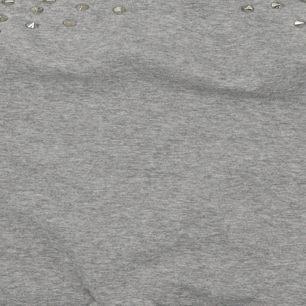 Womens UK Size S Preworn Grey Pullover Jumper