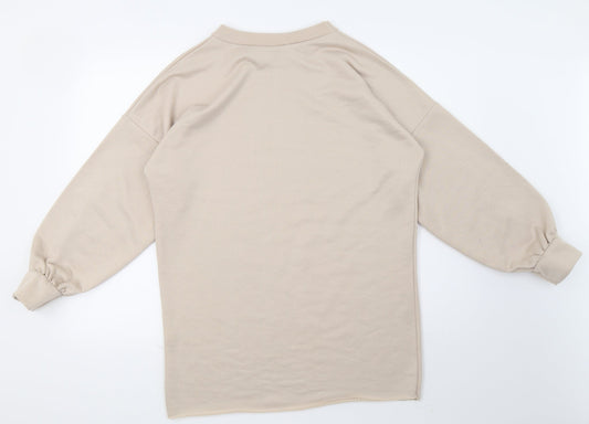 Boohoo Womens Pink Pullover Jumper Size 12