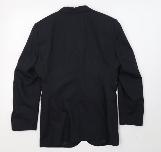 Tailor Store Mens Black Jacket Blazer Size M