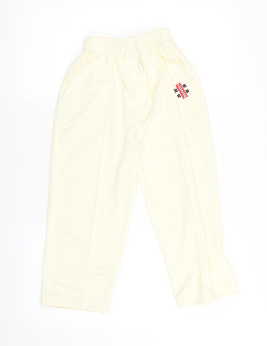Gray Nicolls Boys Yellow Trousers Size S