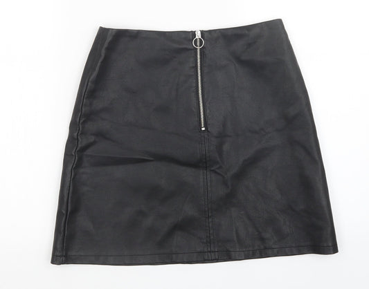 Primark Womens Black   A-Line Skirt Size 8
