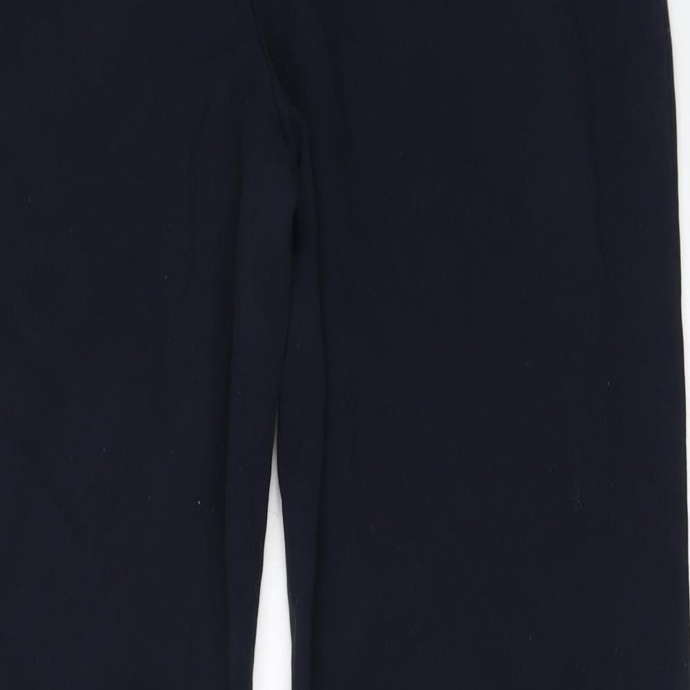 Womens UK Size 12 Marks and Spencer Regular Fit Blue Trousers