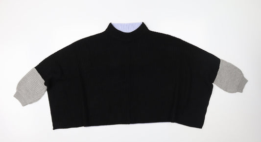Womens UK Size 6 Threadbare Multicoloured Henley Jumper