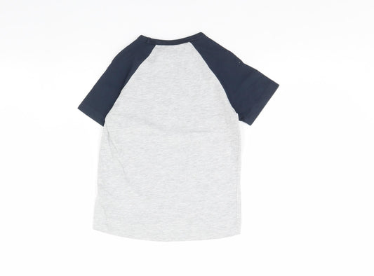 NEXT Boys Grey Basic T-Shirt Size 4 Years