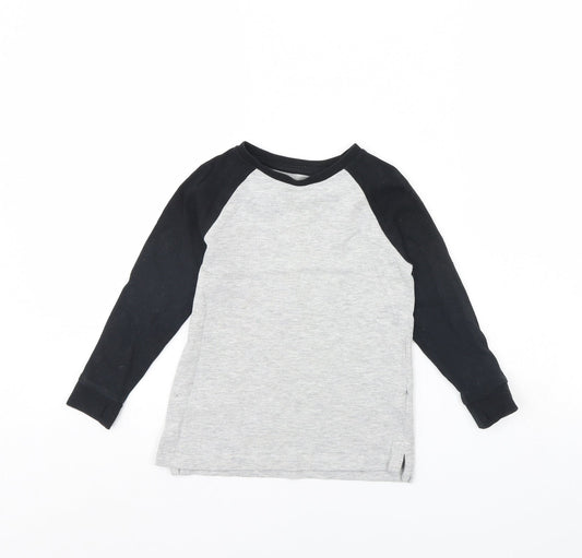 NEXT Boys Grey Basic T-Shirt Size 4 Years