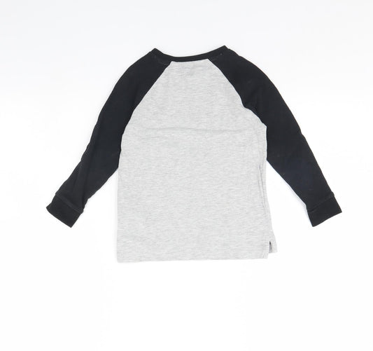 NEXT Boys Grey Basic T-Shirt Size 4 Years