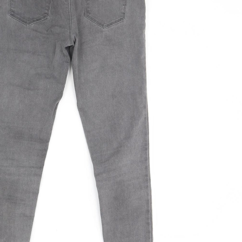 Denim & Co. Girls Grey Denim Skinny Jeans Size 11 Years