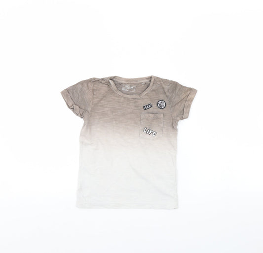 NEXT Boys Brown Basic T-Shirt Size 3 Years